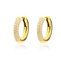 Earrings Brand Woman Elite in Steel Zirconia 09ER061G